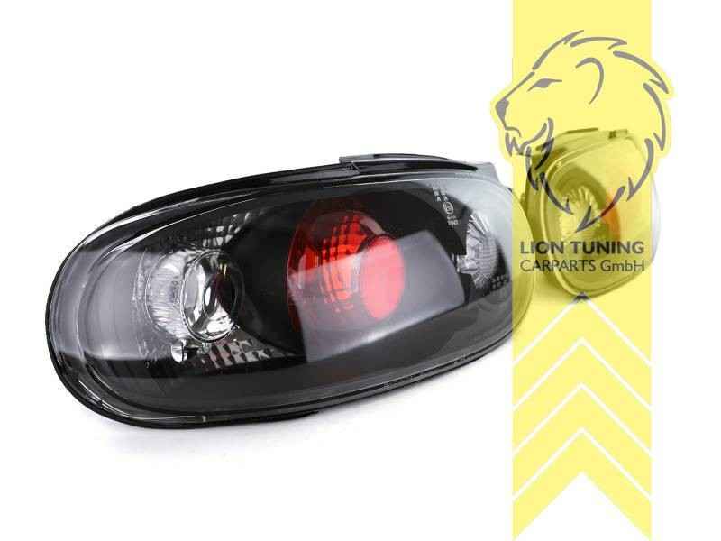 LTG Pair Halogen Rear Lights Tail Lamps Mazda MX5 NA MX-5 Miata 1 MK1 black LHD