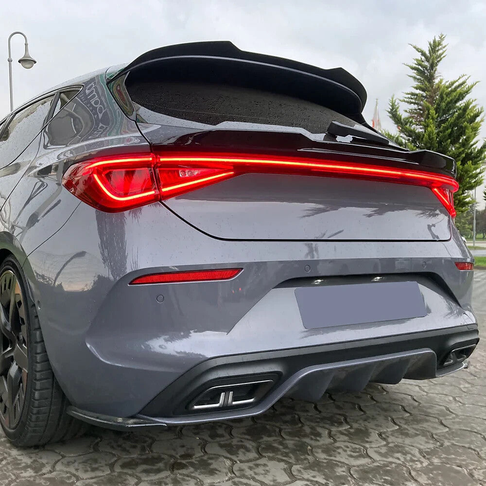OW Rear Trunk Boot Hatch Wing Spoiler CUPRA Leon 2020+ TUV ABS Gloss Black