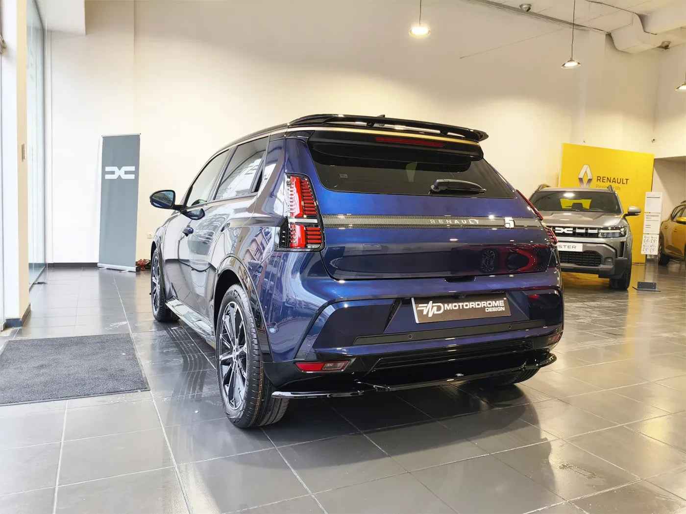 MTD Rear Wing Roof Spoiler Renault 5 E-Tech Unpainted ABS