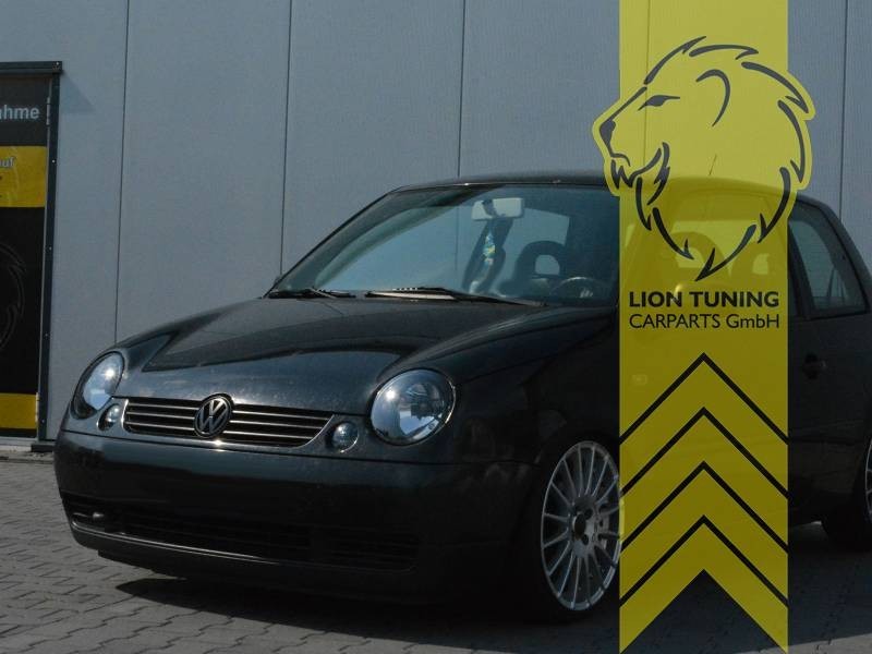 LTG Pair DEPO Headlights + Glass Indicators VW Lupo 6X1 6E1 98-05 Black LHD