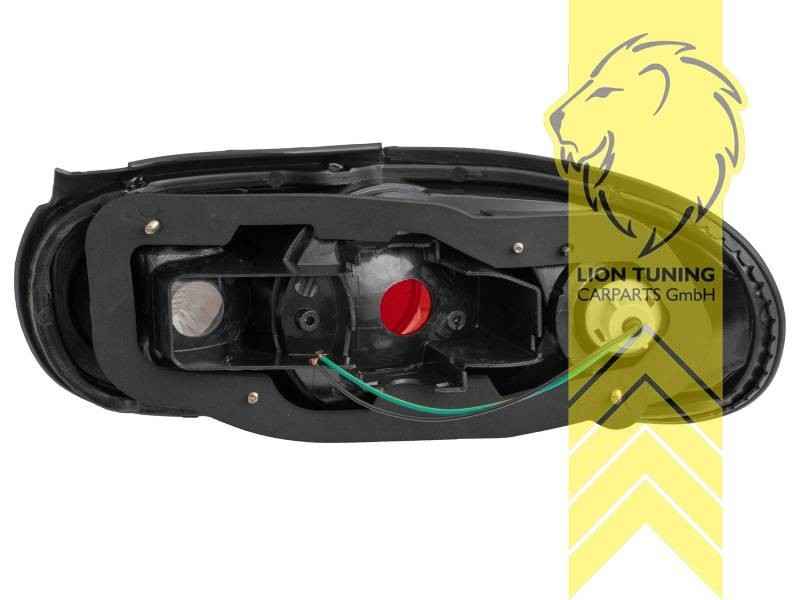 LTG Pair Halogen Rear Lights Tail Lamps Mazda MX5 NA MX-5 Miata 1 MK1 black LHD