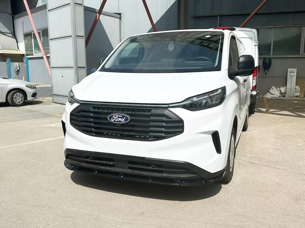 Motordrome Design Front Bumper Lower Splitter Valance Diffuser Gloss Black 23+ Ford Transit Custom Mk2