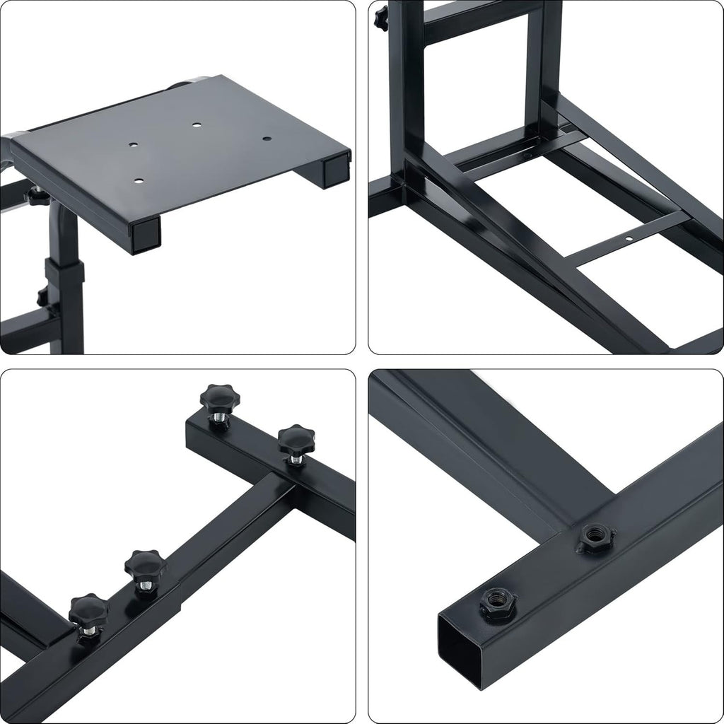 Driving Sim Racing Wheel Stand Frame for Steering Wheel & Pedals + Gear Shifter