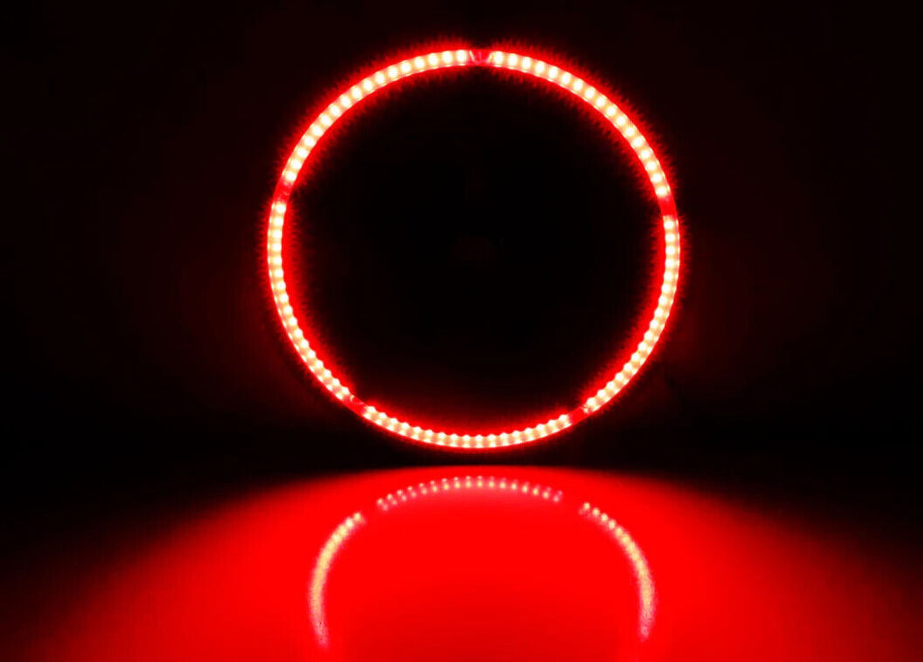 LED Rear Red F1 Strobe Flash Spare Wheel Tire Tyre Disc Brake Jeep Wrangler 86+