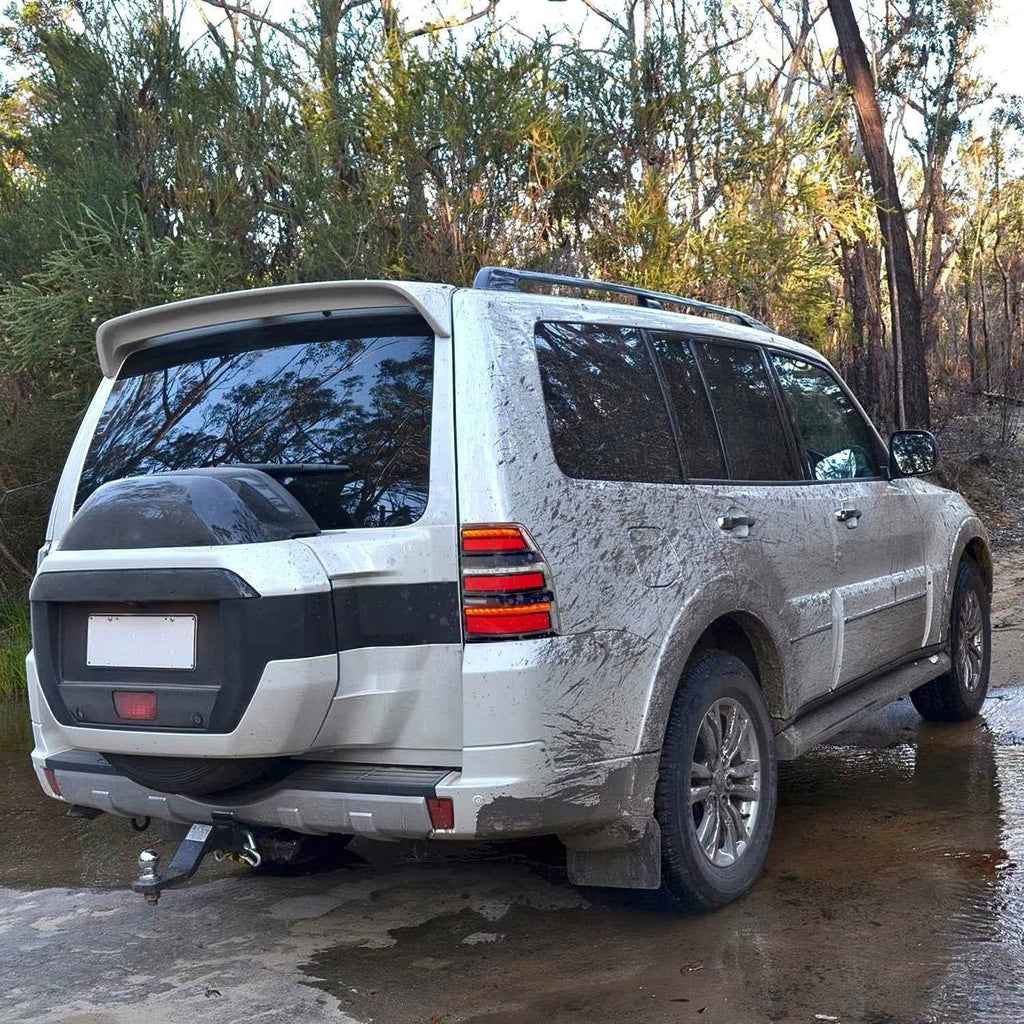 AC Pair Seq LED DRL Rear lights Tail Mitsubishi Pajero Shogun MK4 NS NW 06-21