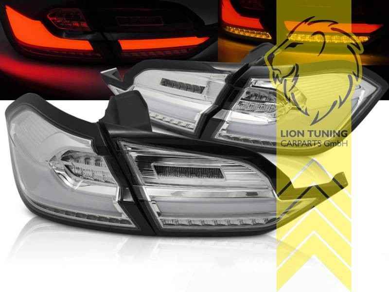 LTG Pair LED Rear Lights Tail Lamps Ford Fiesta MK8 Chrome 17-21 LHD
