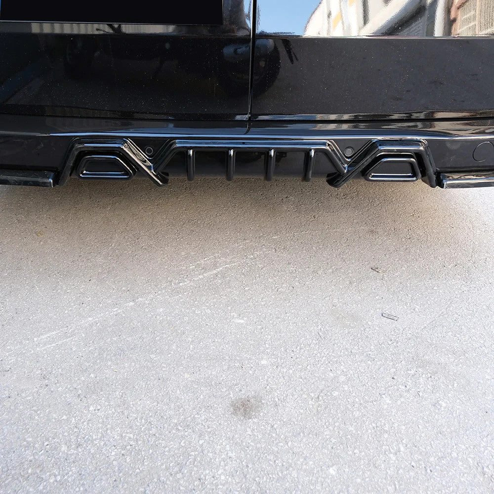 OW Rear Diffusor Diffuser VW Transporter T7 24+ Transit Custom 2 ABS Gloss Black