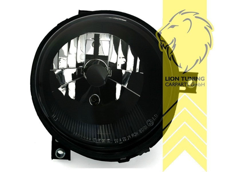 LTG Pair DEPO Headlights + Glass Indicators VW Lupo 6X1 6E1 98-05 Black LHD