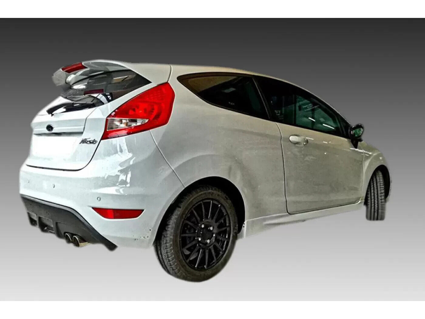 Motordrome Design Side Skirts Ford Fiesta Mk7 3doors 08-13 Gloss Black