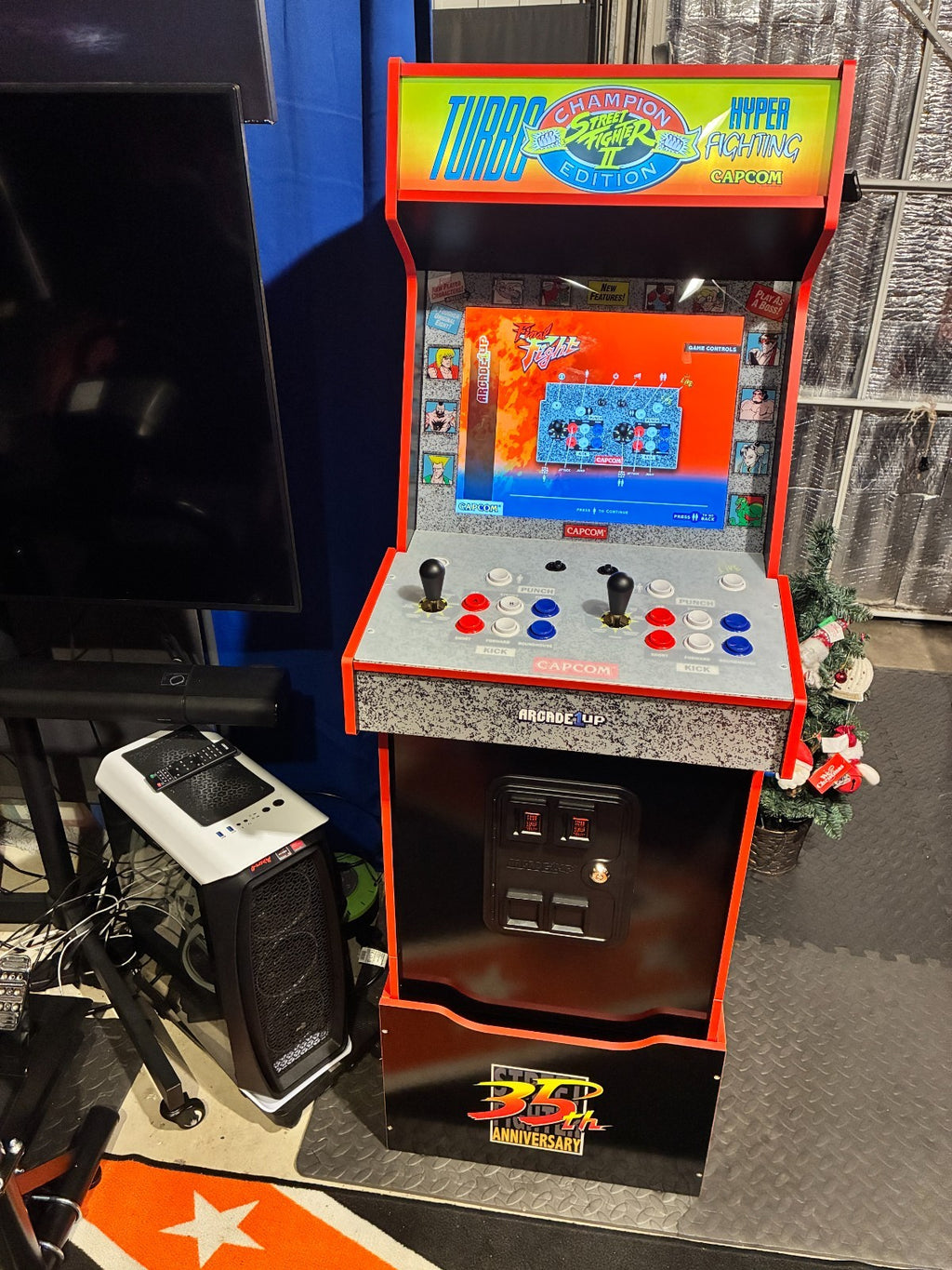 Arcade1up Capcom Street Fighter Legacy 14 Games Wi-Fi Online Arcade Machine