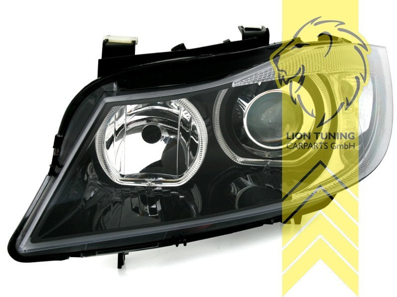LTG DEPO LED Headlights BMW E90 Sedan E91 Touring 05+ Black LHD RHD Universal