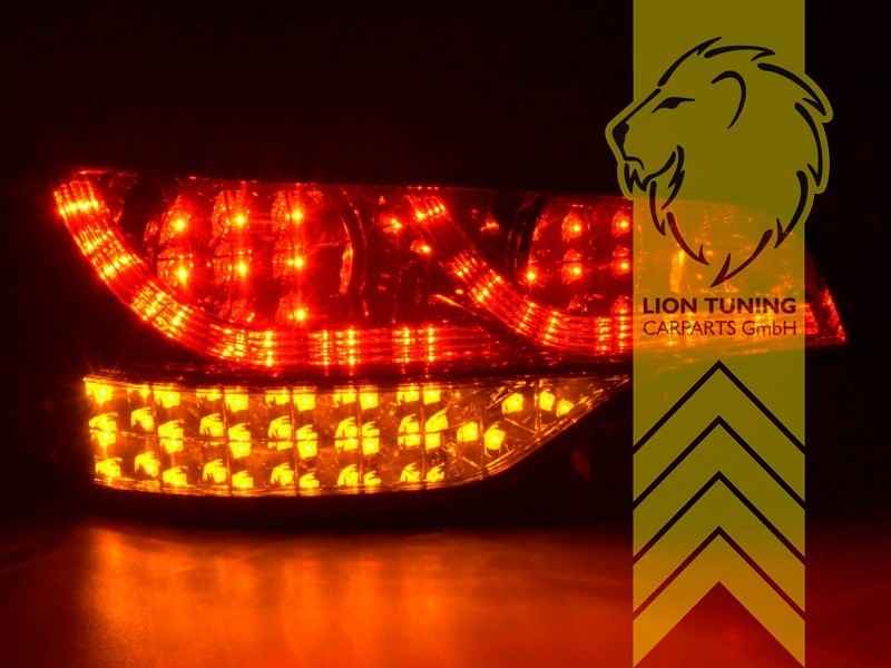 LT Pair LED Lightbar DRL REAR LIGHTS Audi Q7 4L 05-09 black red LHD