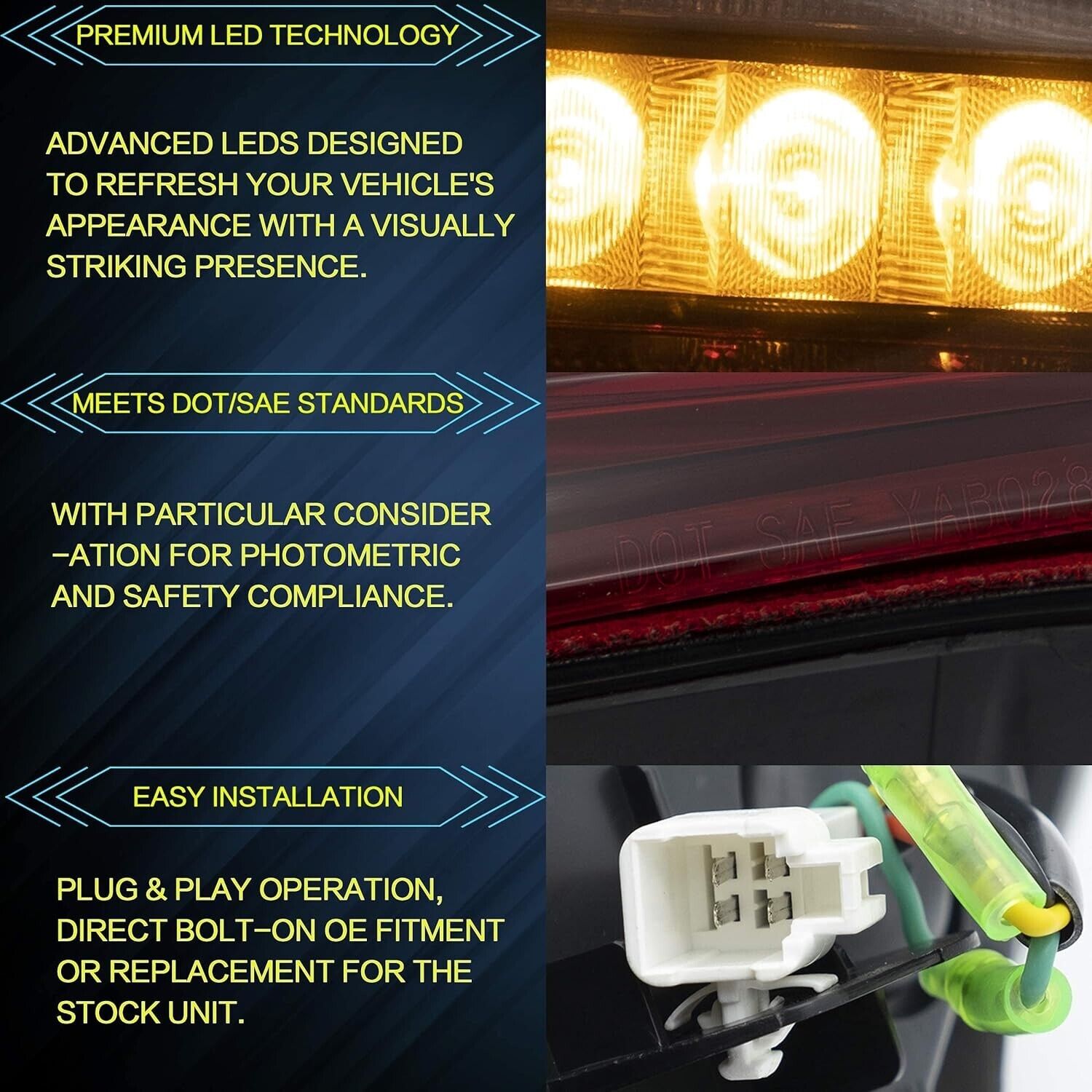 VLAND Toyota 86 GT86 BRZ Scion FR-S Lightbar LED DRL Rear Lights Tail Lamps LHD