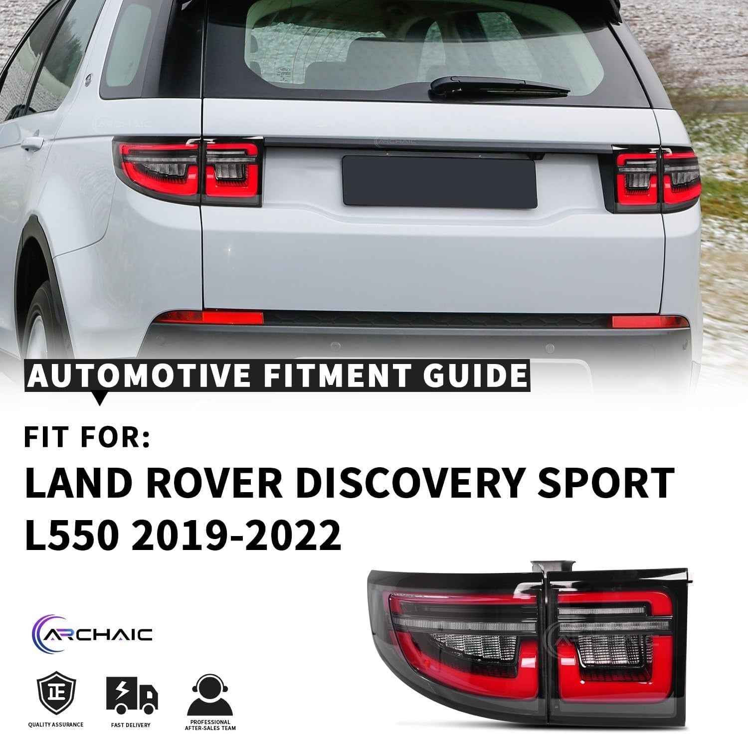 AC Pair Seq Anim LED DRL Rear lights LAND ROVER DISCOVERY SPORT L550 19-22