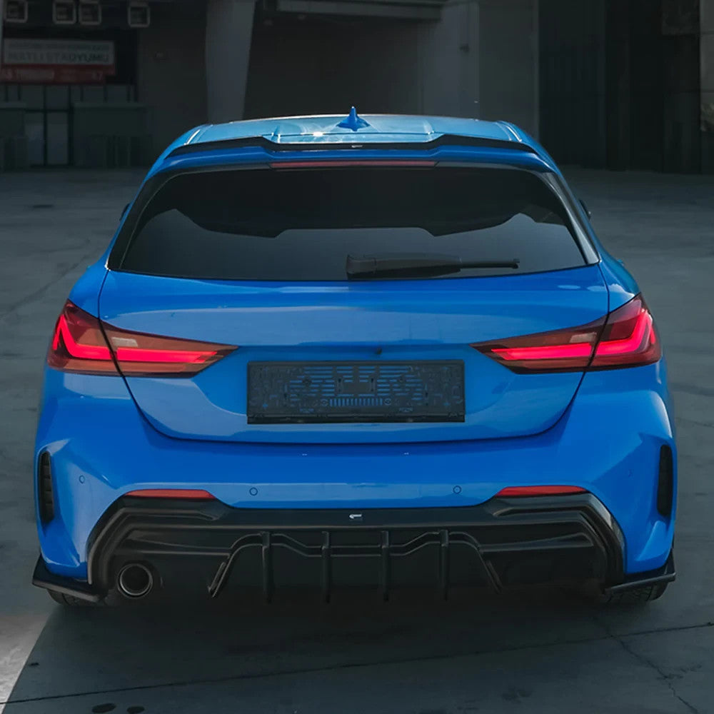 OW rear Wing Spoiler BMW 1 Series F40 M-Pack M135i 19-24 Gloss Black