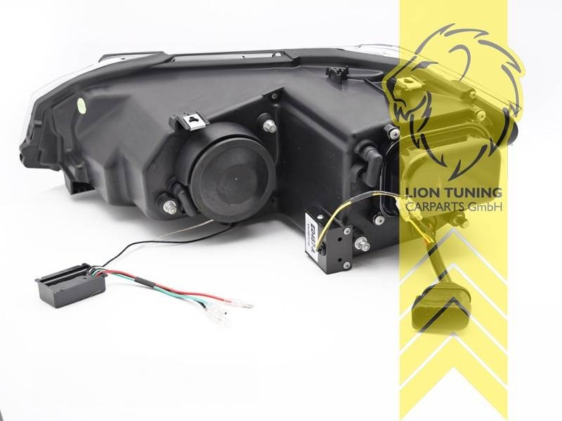 LT Pair LED DRL Headlights Headlamps VW Polo 2G AW 17-21 chrome dynamic LHD