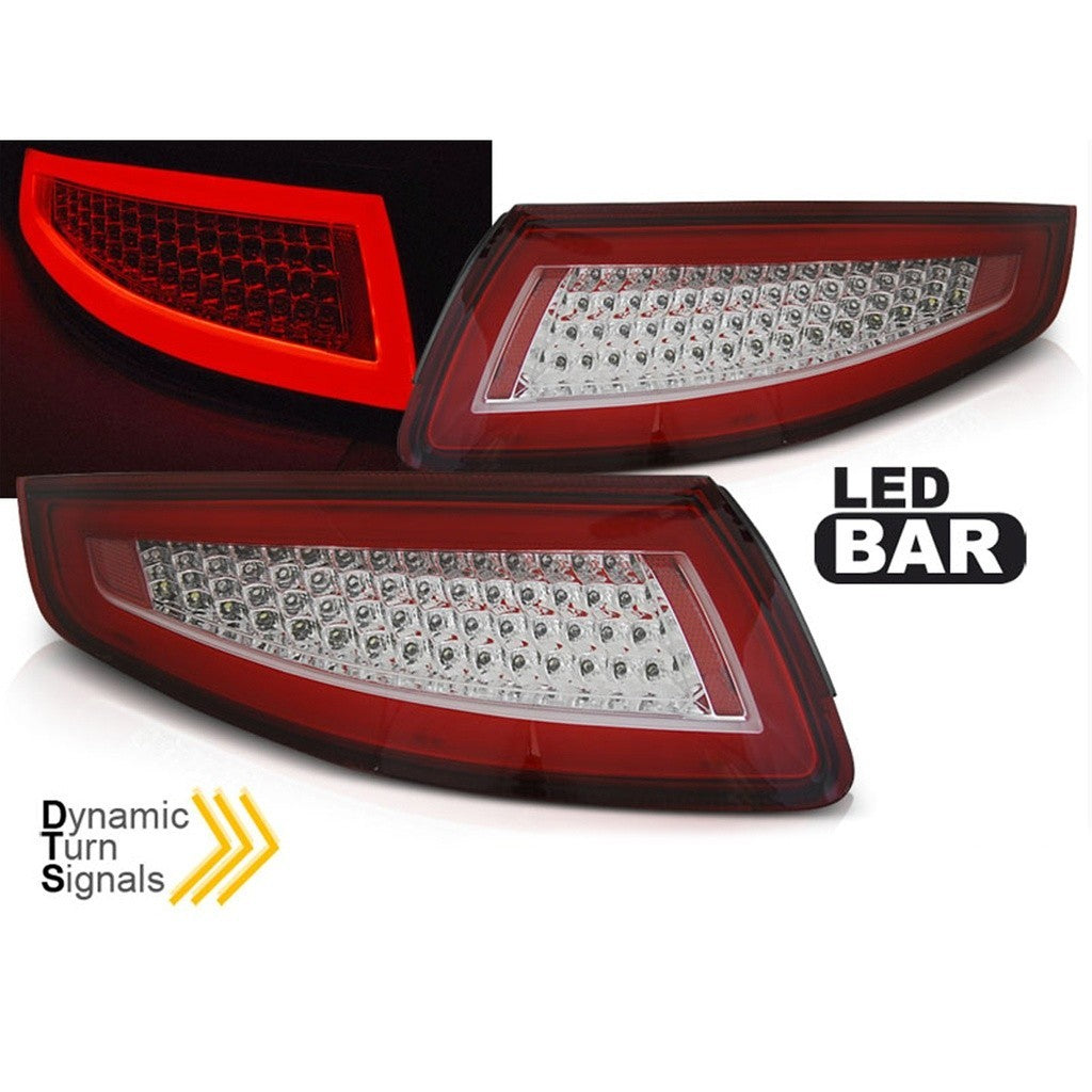 AMCP LED Lightbar Rear Lights Tail Lamps SEQ DYNAMIC PORSCHE 911 997 04-09 LHD