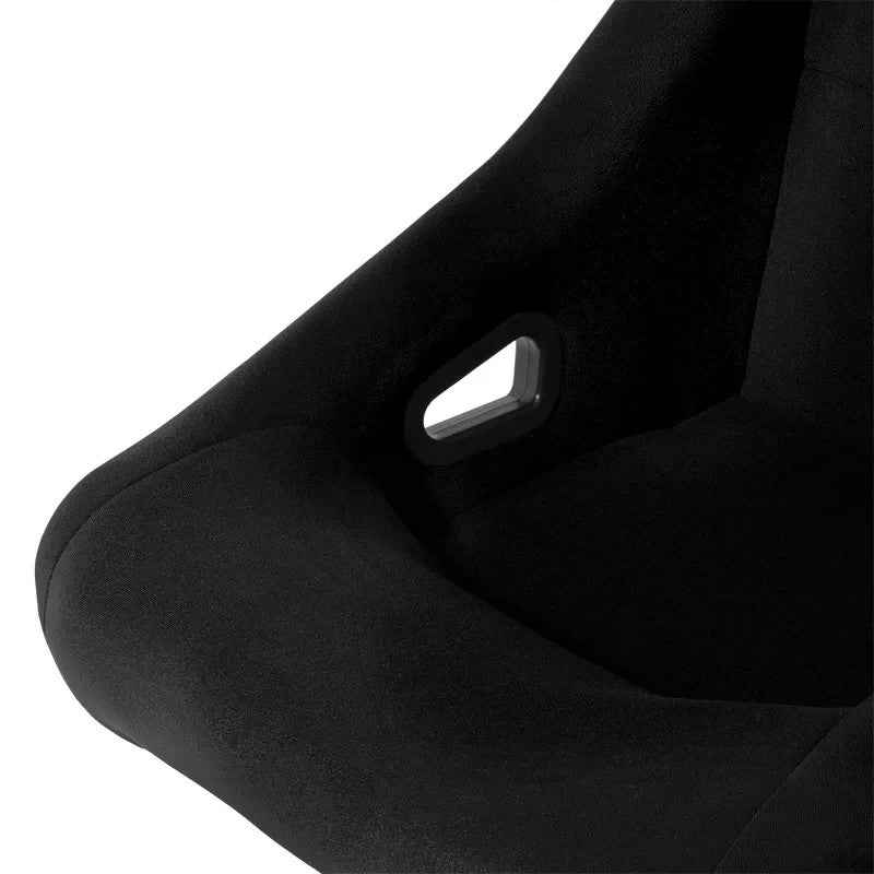 ATST x1 Universal Budget Fixed Back Bucket Seat Black Fabric Drift Track Rally