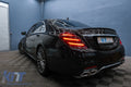 KT Pair LED Sequential Rear Lights Tail Lamps Mercedes S-Class W222 13-17 LHD