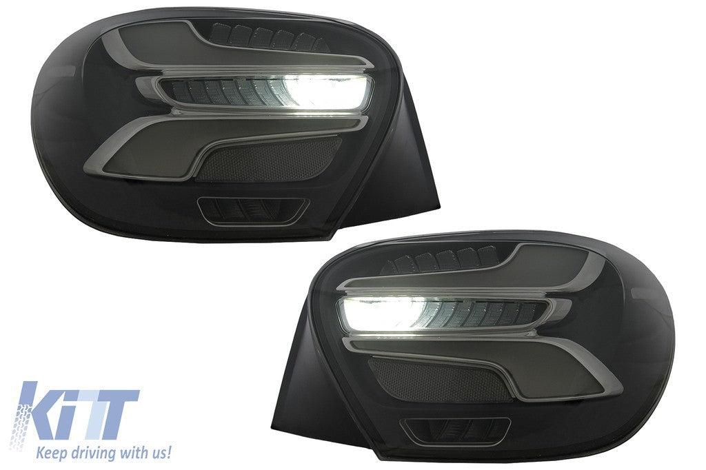KT Pair LED Rear Lights Merc A-Class W176 13-08.15 Smoke Facelift AMG Style LHD
