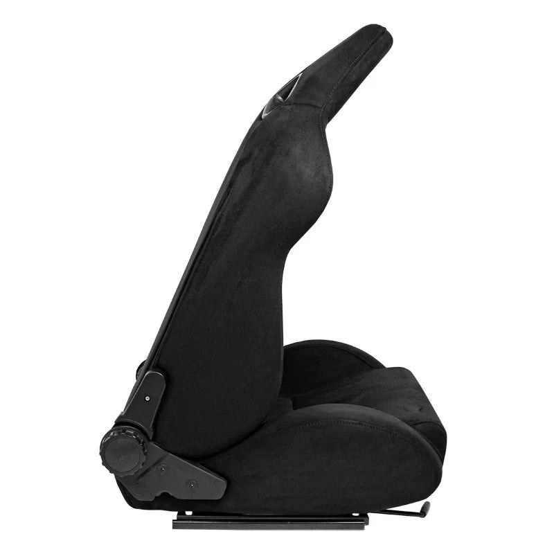 ATST x1 LH Luxe Universal Bucket Seat Black Alcantara Suede Edition + slides