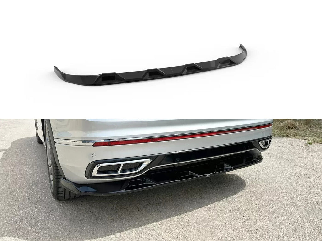 Motordrome Rear Splitter Diffuser VW Tiguan R-Line Mk2 Facelift 20-24 Gloss Blk