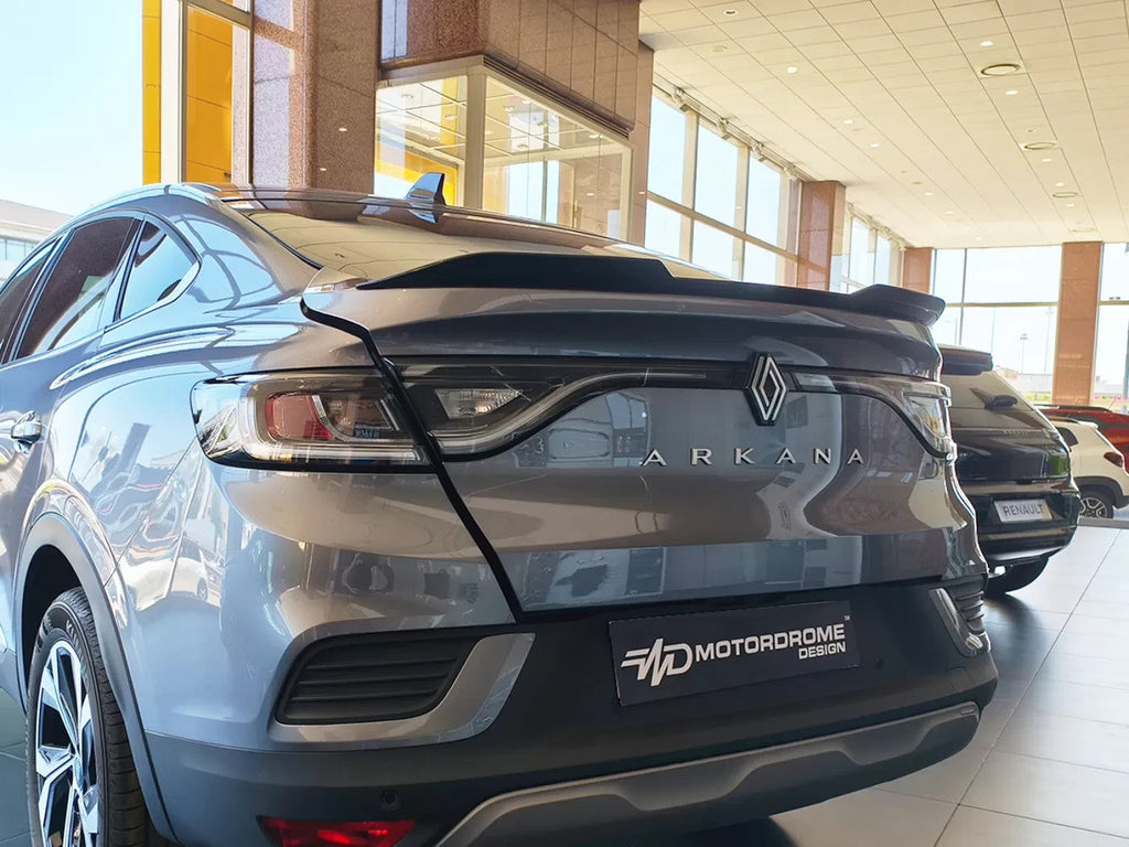 Motordrome Rear Lip Spoiler Wing Renault Arkana Mk1 PU UNPAINTED
