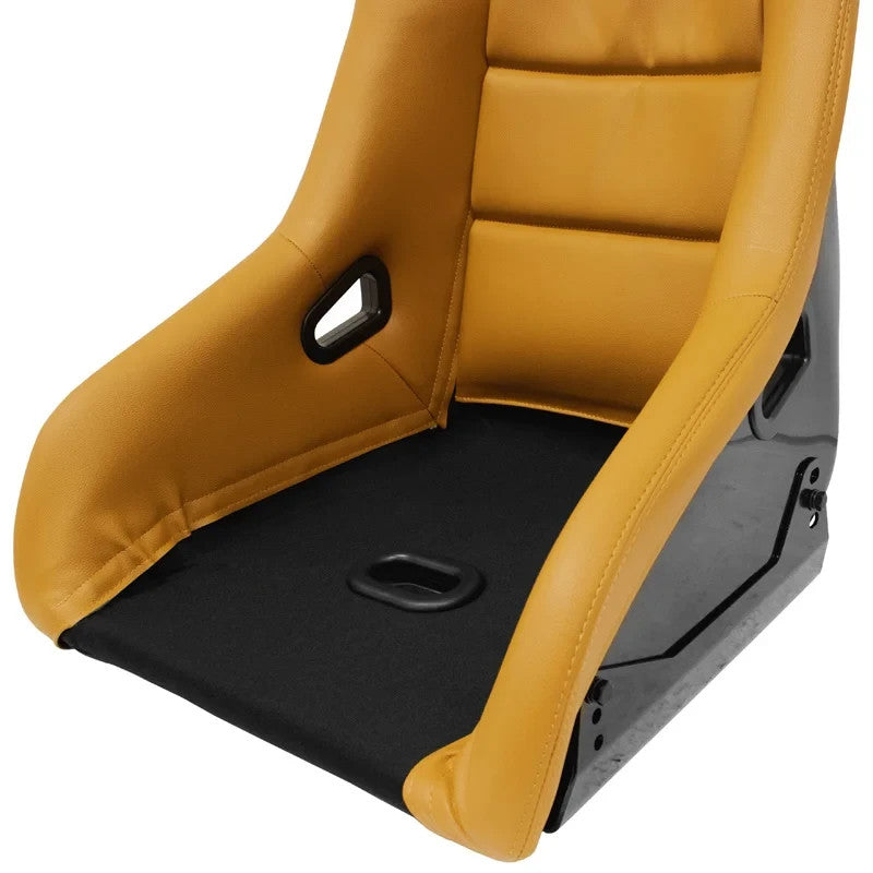 ATST x1 BS1 Universal Classic Bucket Seats Tan Beige Synth leather + slides