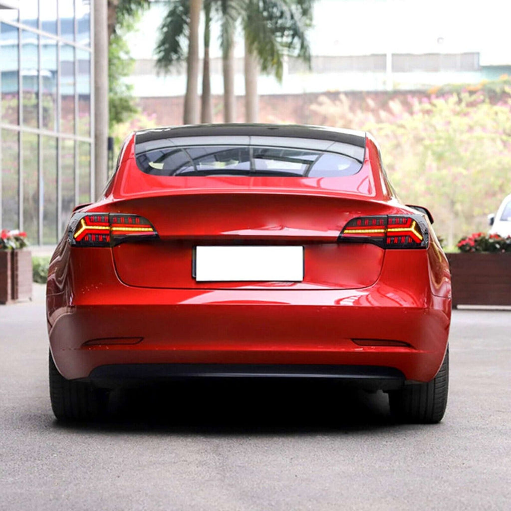 VLAND 17-22 Tesla Model 3 & 20-22 Tesla Model Y Lightbar LED DRL Rear Lights Tail Lamps LHD