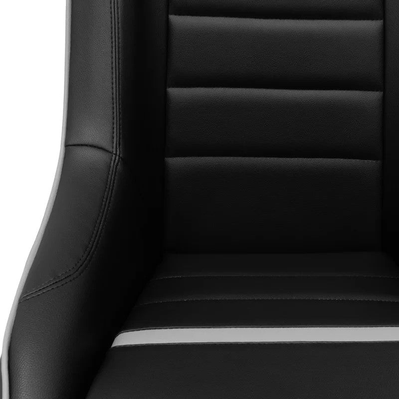 ATST x1 RS Universal Classic Bucket Seats Black Grey Synth leather + slides