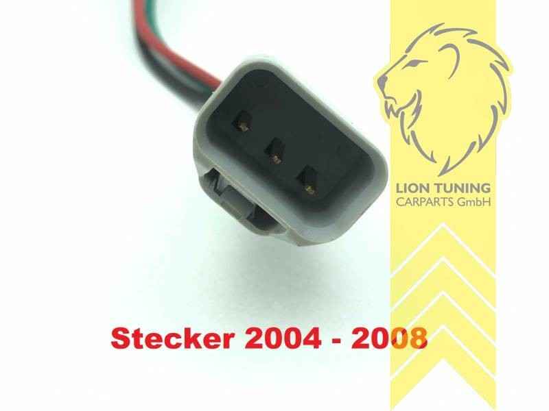 LTG Pair LED Rear Lights Tail Lamps Ford Focus 2 DA hatchb 04-08 black smoke LHD