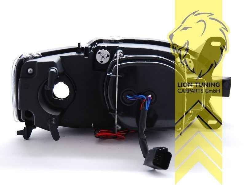 LTG Pair LED DRL Halo Headlights Ford Escort 7 VII Saloon Estate Cabrio 95+ LHD