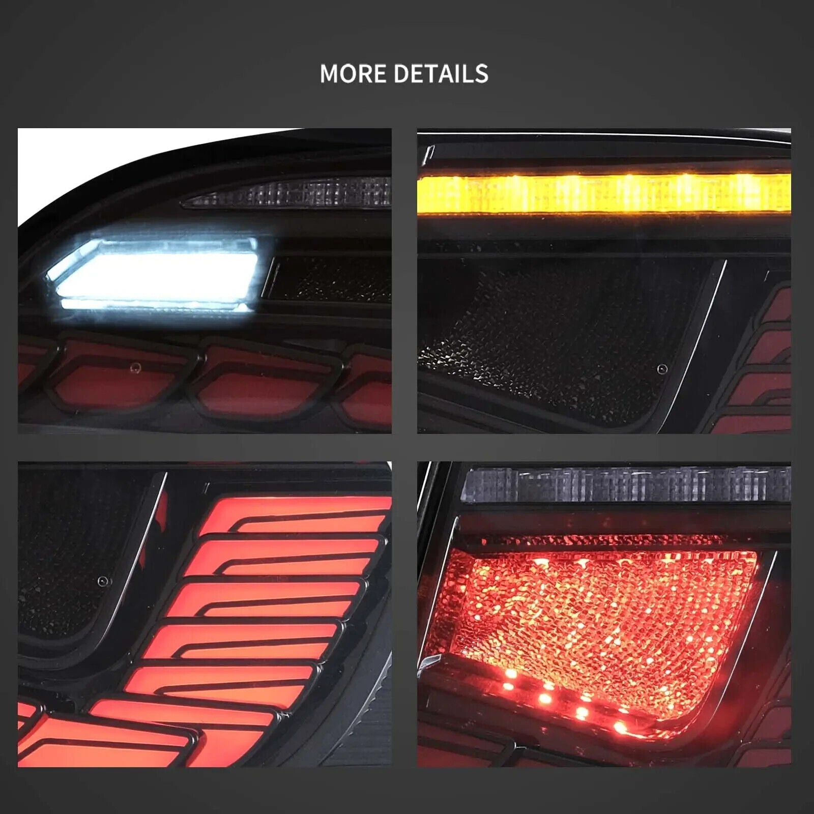 VLAND 17-22 Tesla Model 3 & 20-22 Tesla Model Y Lightbar LED DRL Rear Lights