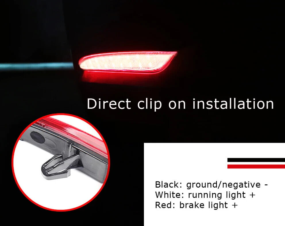 Rear Tail LED Lamp Rear Light Rear Bumper Reflector Brake DYNAMIC Tesla Model Y