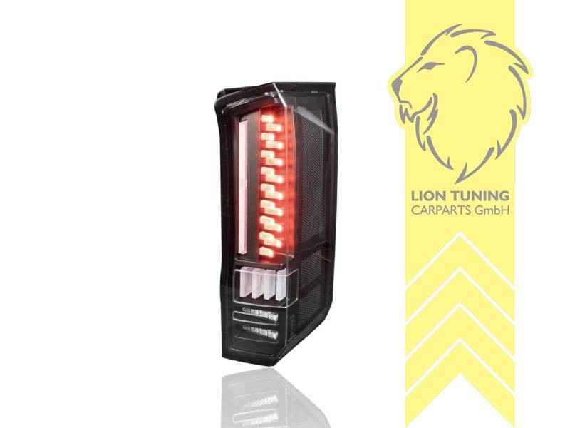 LTG Pair LED Rear Lights Lamps VW Crafter 2 Bus Van TGE SY SZ SX 16-23 black LHD