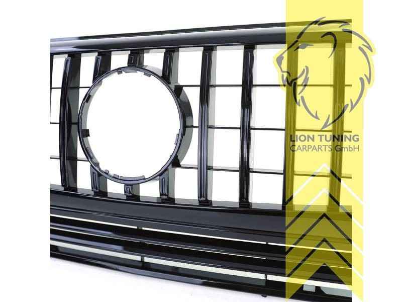 LTG radiator grille Mercedes W463 W461 W463 G-Class 89-12 Black V5 ABS