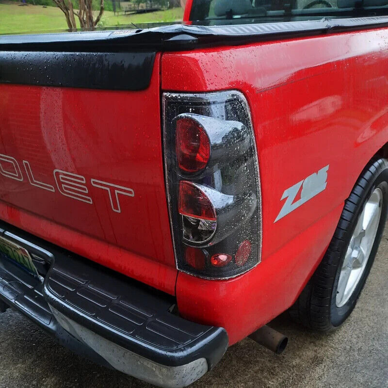 Rear Lights Smoke Tail Lamps 99-06 Chevrolet Silverado 99-03 GMC Sierra