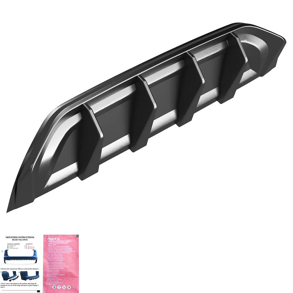 OW Rear Bumper Splitter Diffusor VW Tayron Standard R-Line Mk1 2025+ Gloss Black
