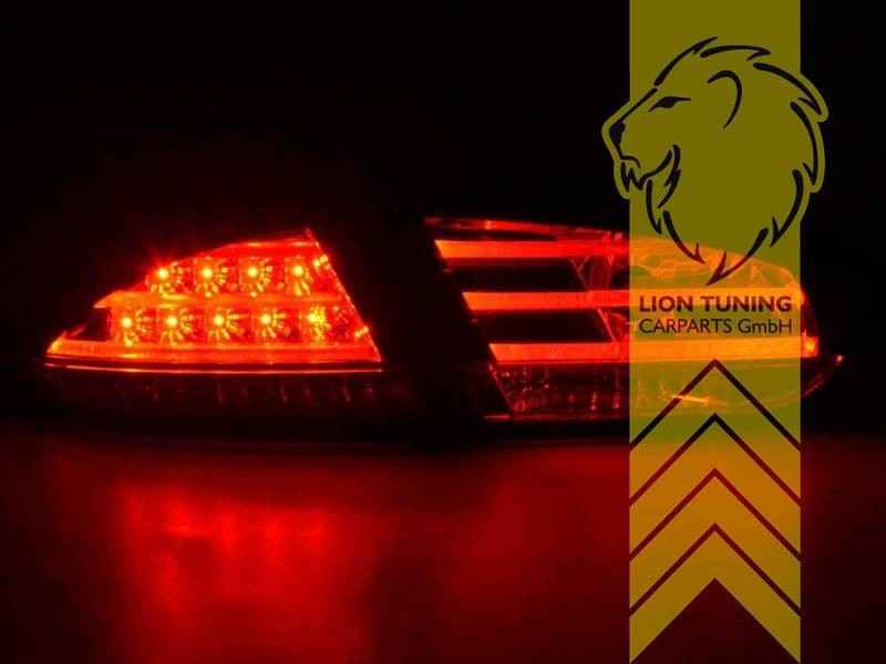 LTG Pair LED Rear Lights Tail Lamps Seat Leon 1P Facelift 09-12 smoke black LHD