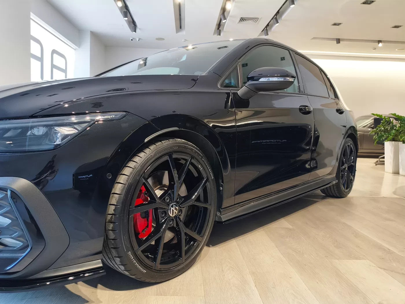 Motordrome Design Side Skirts Extensions Golf Mk8 GTI GTE GTI Clubsport R-Line