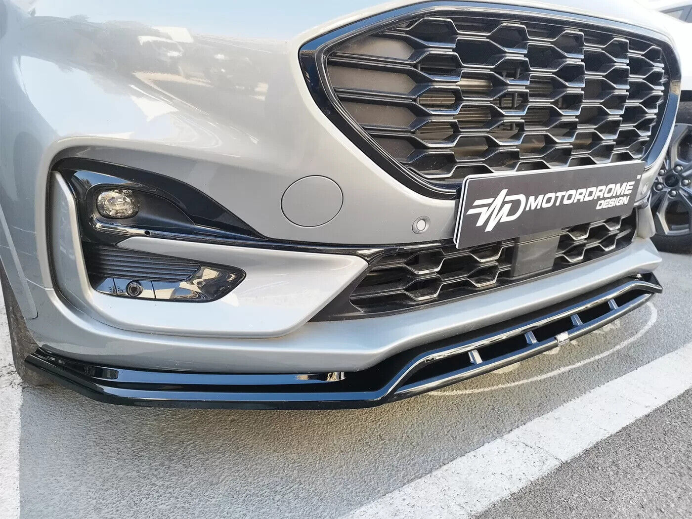 Motordrome Design Front Bumper Lower Splitter V.2 Ford Puma ST-Line 2019+