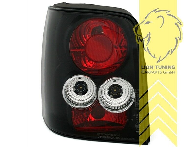 LT Pair Halogen Rear Lights Tail Lamps VW Passat 3B B5 97-00 Variant black LHD