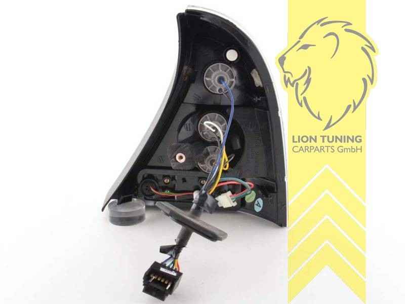 LTG LED Rear Lights Tail Lamps Renault Clio 2 B BB CB LB SB 01-05 Black LHD