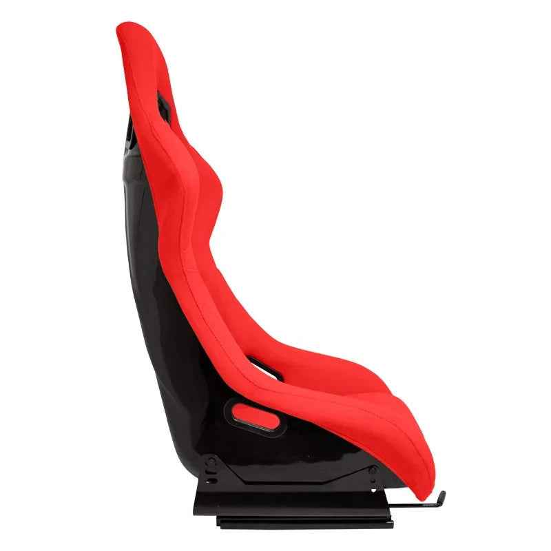 ATST x1 MO Universal Fixed Hard Back Bucket Seat Red HD Textile Fabric + slides