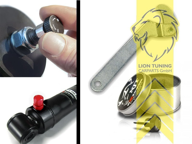 LT JOM hardness adjustable Lowering Coilovers Audi A3 8L VW Golf 4 Bora