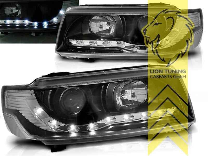 LTG Pair Headlights VW Passat B3 35i Facelift 93-97 sedan Variant black LHD
