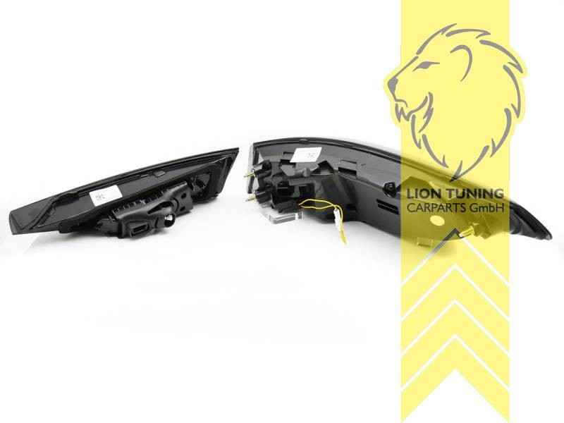 LTG Pair LED Rear Lights Tail Lamp BMW G22 Coupe G23 G26 Gran Coupe Black LHD