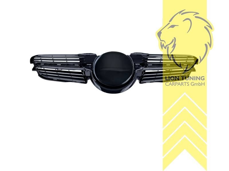 LTG radiator bumper grille Mercedes SLK R171 04-07 glossy black ABS