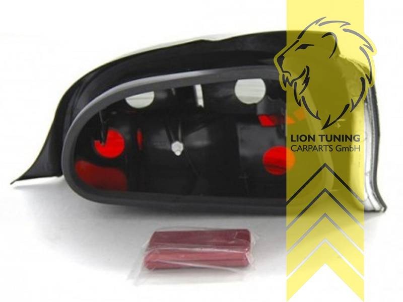 LTG Pair Halogen Rear Lights Tail Lamps Citroen Saxo S0 S1 black smoke 96-99 LHD