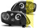 LTG Pair DEPO Halogen Headlights VW Touran Caddy 3 2K 1T1 1T2 03-10  black LHD
